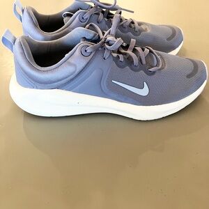 Nike White and Purple Running Shoes